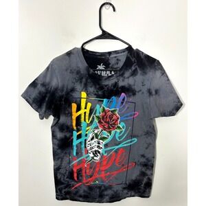 Vibes Hype Graphic T-Shirt Men's Size Large Colorful Cotton Streetwear